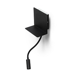 Obrázek pro produkt ROSTAM nástěnná s USB černá 230V LED 2x3W 3000K - RED - DESIGN RENDL