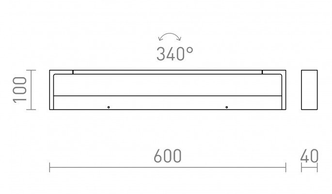 RED R13555 IMPERISO 60 bílá 230V LED 18W IP44 3000K - RED - DESIGN RENDL (obrázek 6)