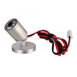 Obrázek pro produkt Deko-Light svítidlo do vitrín Herculis magnetic 3V DC 1W 4000K 105lm 42,2 stříbrná - DEKOLIGHT
