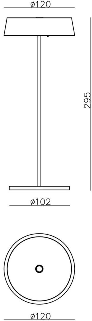 IMPR 930612 Deko-Light stojací noha pro magnet.svítidla Miram černá (obrázek 2)