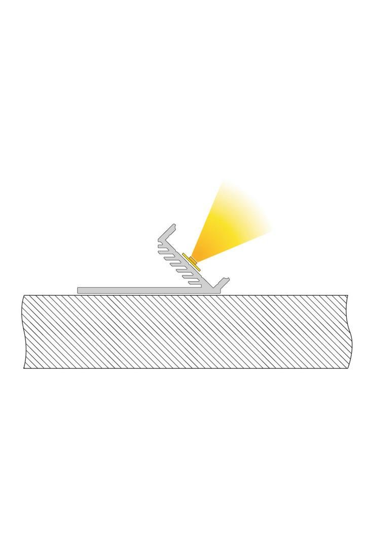 Obrázek produktu Deko-Light úhlový profil 45° AV-01-20 elox 2000 mm - LIGHT IMPRESSIONS 5 Obrázek produktu Deko-Light úhlový profil 45° AV-01-20 elox 2000 mm - LIGHT IMPRESSIONS 5