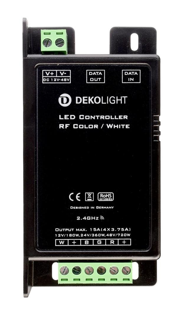 IMPR 843067 Deko-Light řídící jednotka RF Color + White 12/24/48V DC rádiovédálkové ovladání 4 CH - LIGHT IMPRESSIONS