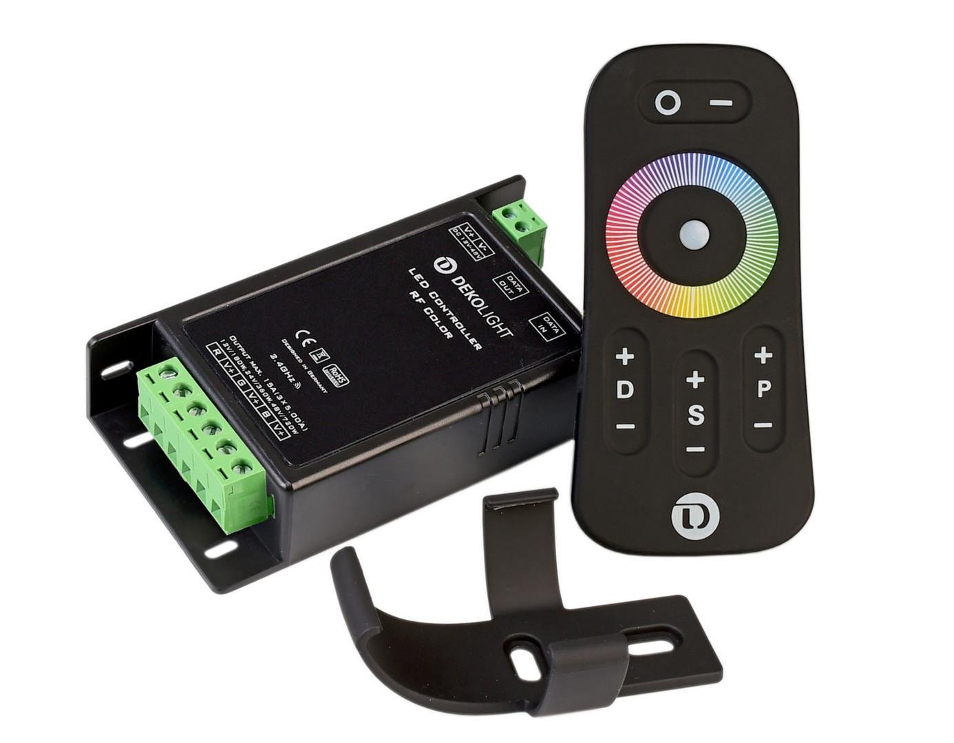 IMPR 843058 Deko-Light řídící jednotka RF Color Remote 12/24/48V DC rádiovédálkové ovladání 3 CH - LIGHT IMPRESSIONS