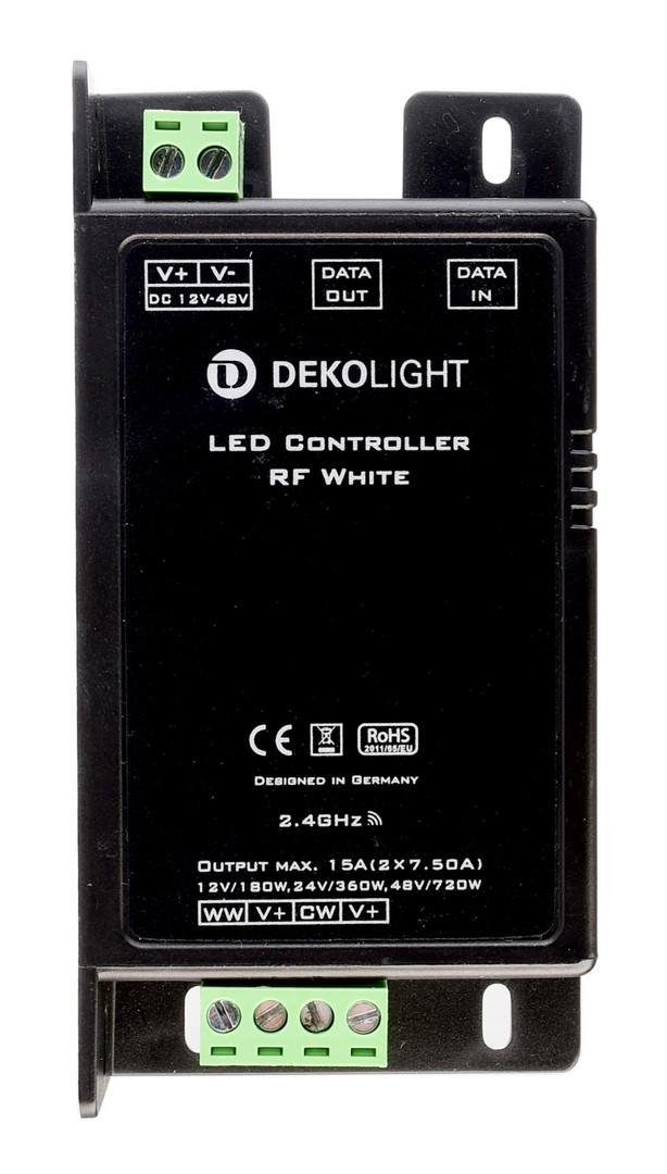 IMPR 843065 Deko-Light řídící jednotka RF White 12/24/48V DC rádiové dálkové ovládání 2 CH - LIGHT IMPRESSIONS