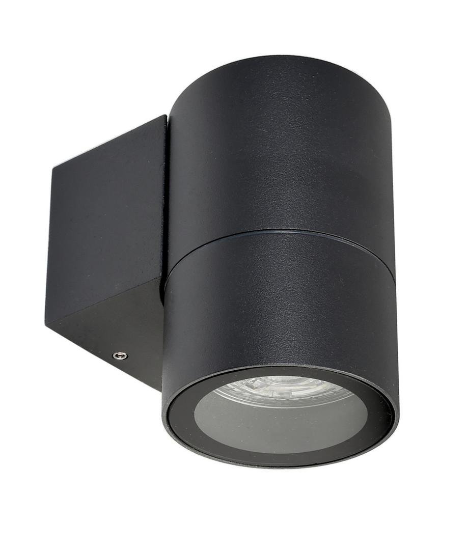 IMPR 731130 Deko-Light nástěnné přisazené svítidlo Achernar Down GU10 1x max. 50,00 W 108 černošedá RAL 7021 - LIGHT IMPRESSIONS