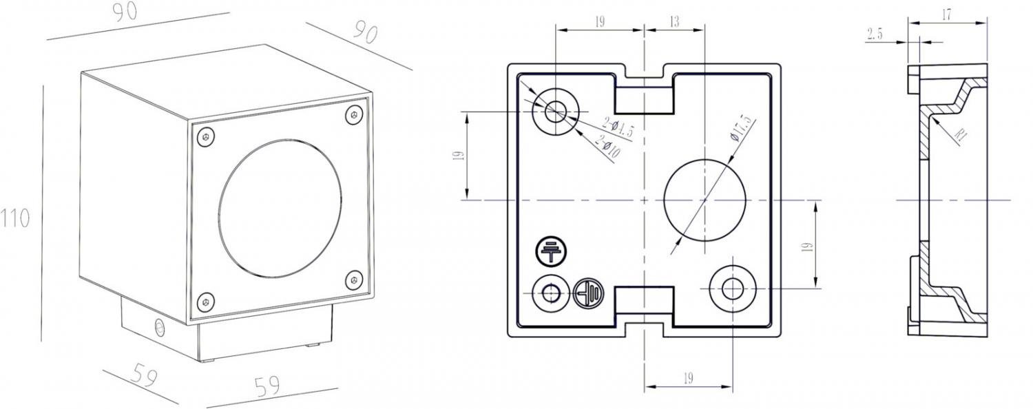 Obrázek produktu Venkovní nástěnné svítidlo Cubodo antracit 144lm 6W 3000K - LIGHT IMPRESSIONS 5 Obrázek produktu Venkovní nástěnné svítidlo Cubodo antracit 144lm 6W 3000K - LIGHT IMPRESSIONS 5