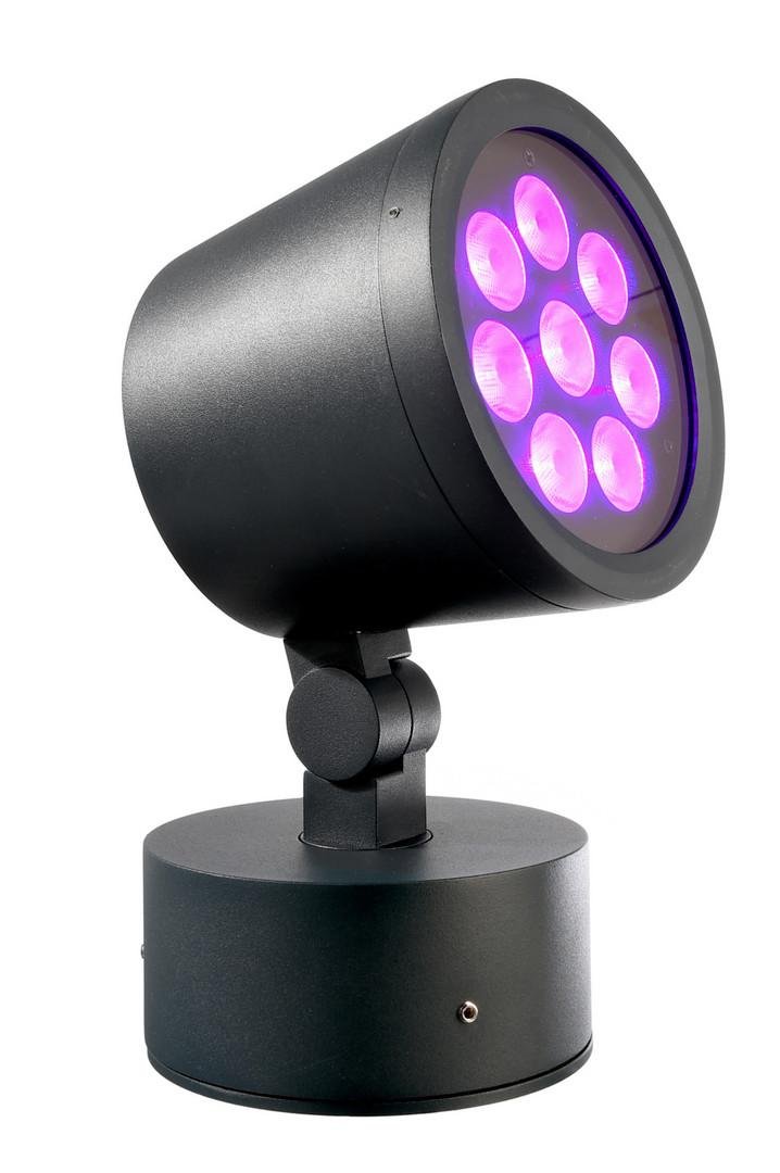 IMPR 732125 Deko-Light podlahové a nástěnné a stropní svítidlo Colt 25W RGBW 24V DC 25,00 W 5500 K 1445 lm 112 černošedá RAL 7021 - LIGHT IMPRESSIONS