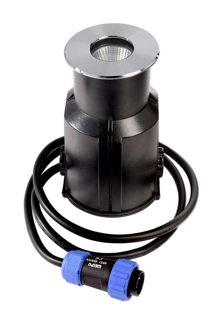 IMPR 730469 Deko-Light zemní svítidlo Easy COB Roa III WW 24V DC 5,50 W 3000 K 330 lm stříbrná - LIGHT IMPRESSIONS