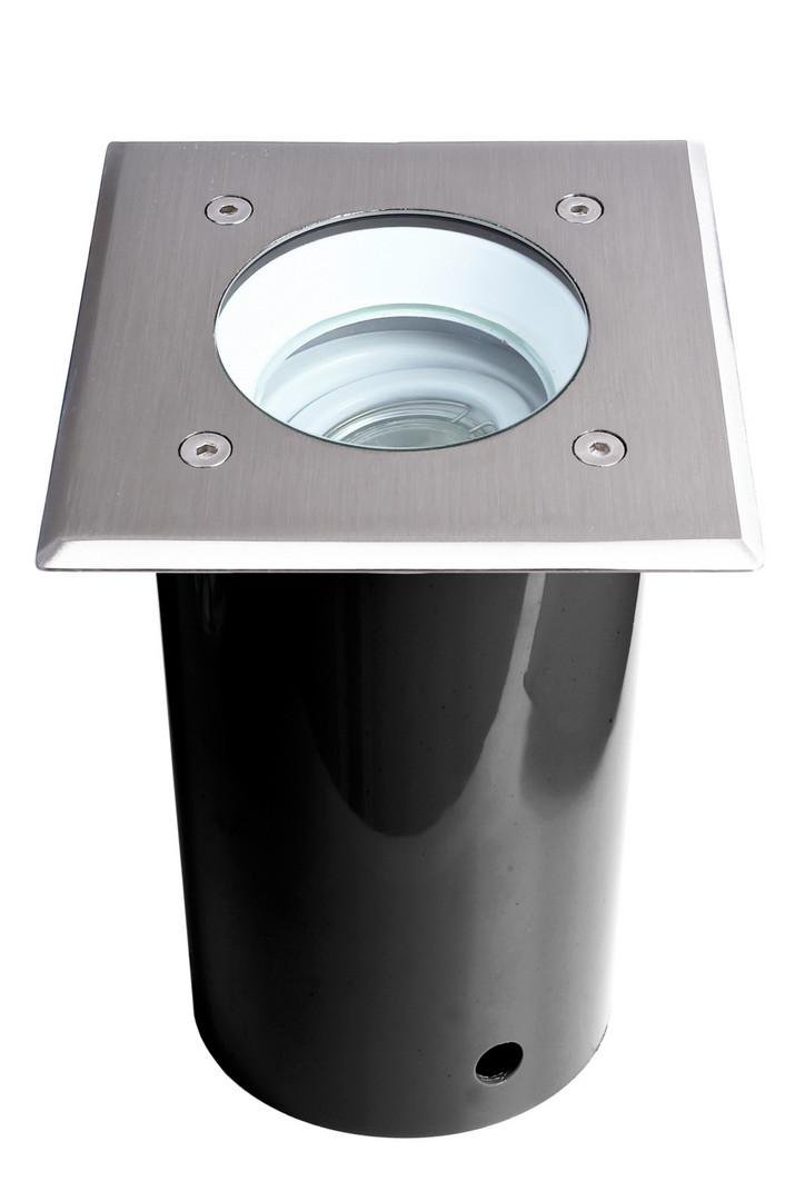 IMPR 730479 Deko-Light zemní svítidlo Pavo hranaté 220V GU10 9W stříbrné - LIGHT IMPRESSIONS