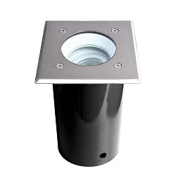 Obrázek pro produkt Deko-Light zemní svítidlo Pavo hranaté 220V GU10 9W stříbrné - DEKOLIGHT