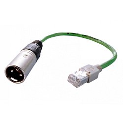 Obrázek pro produkt Adaptér z kabelu CAT5 na XLR MALE černý - DEKOLIGHT