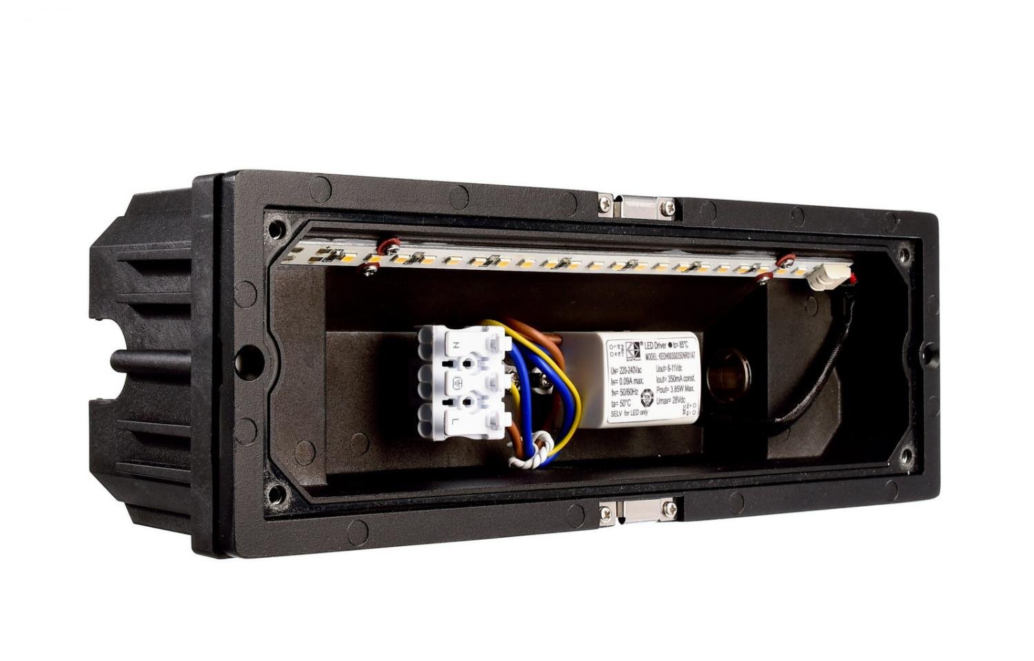 IMPR 763026 Deko-Light vestavné svítidlo do zdi Light Base III Outdoor 220-240V AC/50-60Hz 4,30 W 3000 K 88 lm 245 černá - LIGHT IMPRESSIONS