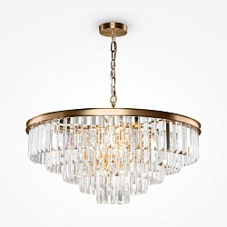 Obrázek pro produkt Závěsné svítidlo Revero E14 12x40W mosaz křišťál sklo kov - MAYTONI