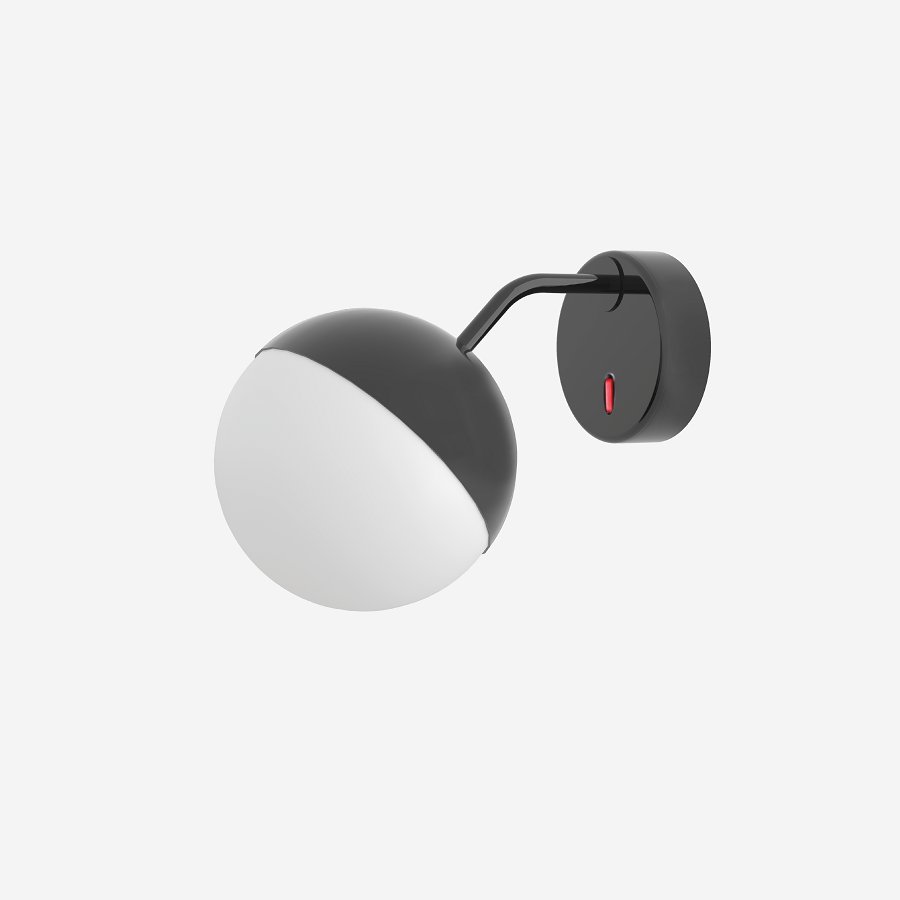 Levně LU SR.L2.S200.60 Nástěnné svítidlo SEMILUNA 7,4W LED 4000K sklo bílá opál SR.L2.S200.60 - LUCIS