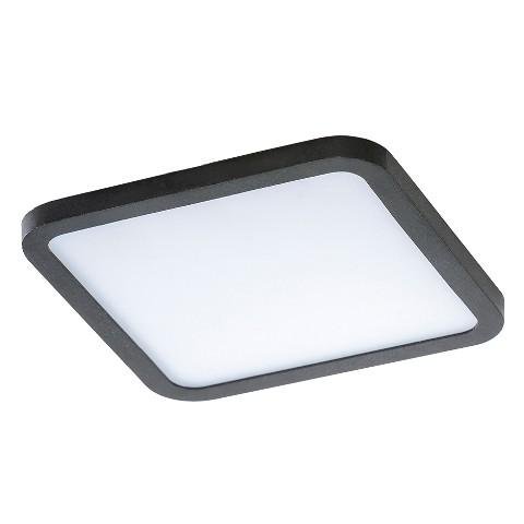 AZZ AZ2836 LED Stropní zápustné bodové svítidlo Azzardo Slim 15 Square 3000K IP44 black AZ2836 12W 1000lm 3000K IP44 14,5cm čtvercové černé - AZZARDO
