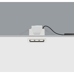 Obrázek pro produkt Vestavné svítidlo COMPAR Lens wallwasher DALI-2 LED 6W 367lm 3000K bílé, vnitřek černý - ERCO