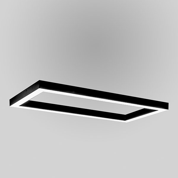 ARCHI SCCQ130/3K/BL Stropní svítidlo CUBUS Square 630x630mm 33W 3000K černé - ARCHILIGHT