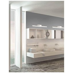 Obrázek pro produkt Nástěnné svítidlo nad zrcadlo VANESE chromovaný hliník a akryl LED 18W 3000K IP44 - NOVA LUCE