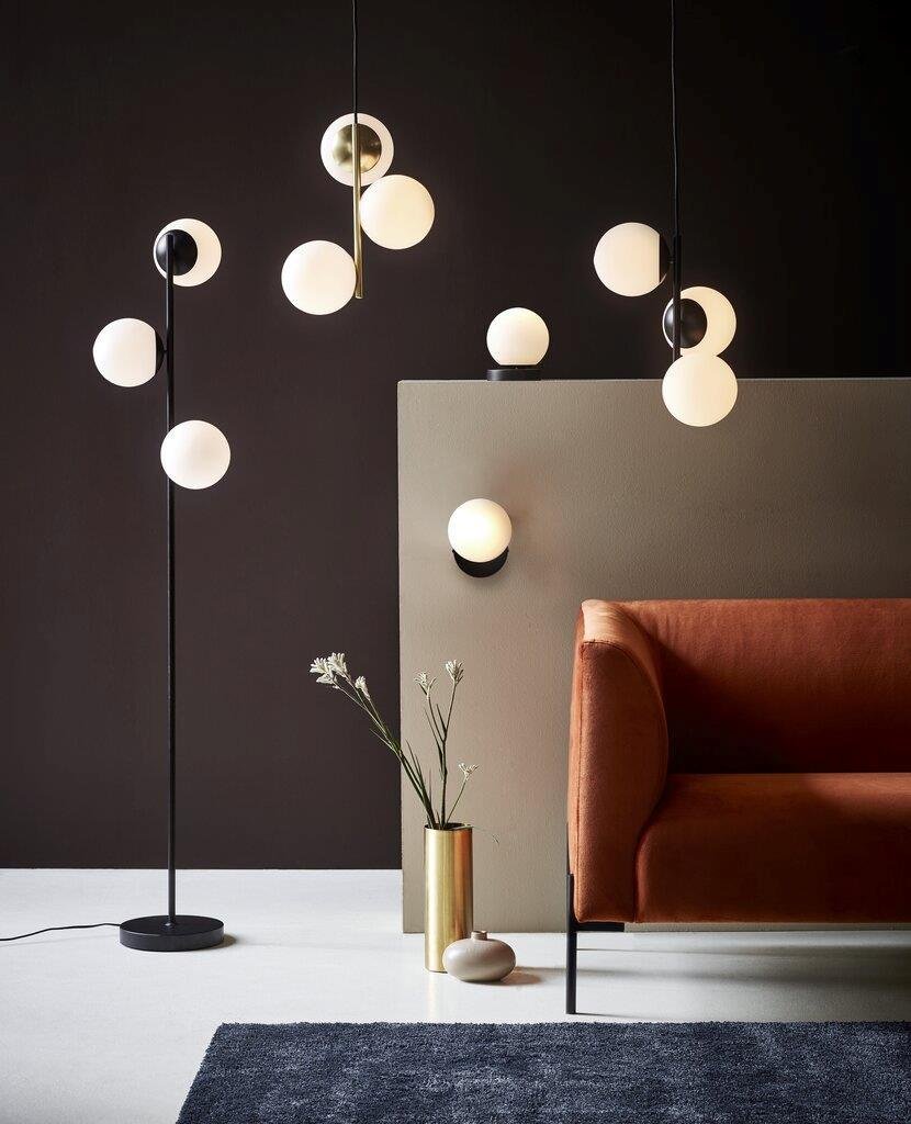 NOR 48603035 Závěsné svítidlo Lilly 3x40W E14 mosaz opál - NORDLUX (obrázek 6)