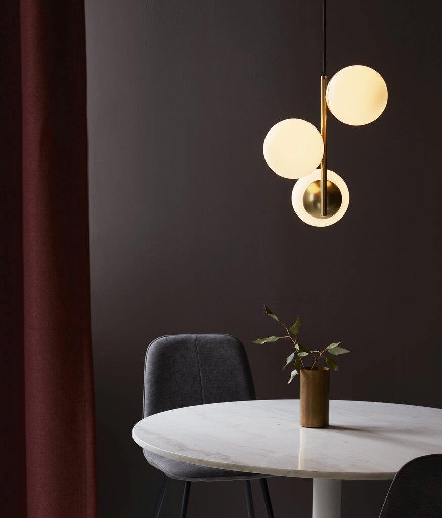 NOR 48603035 Závěsné svítidlo Lilly 3x40W E14 mosaz opál - NORDLUX (obrázek 7)