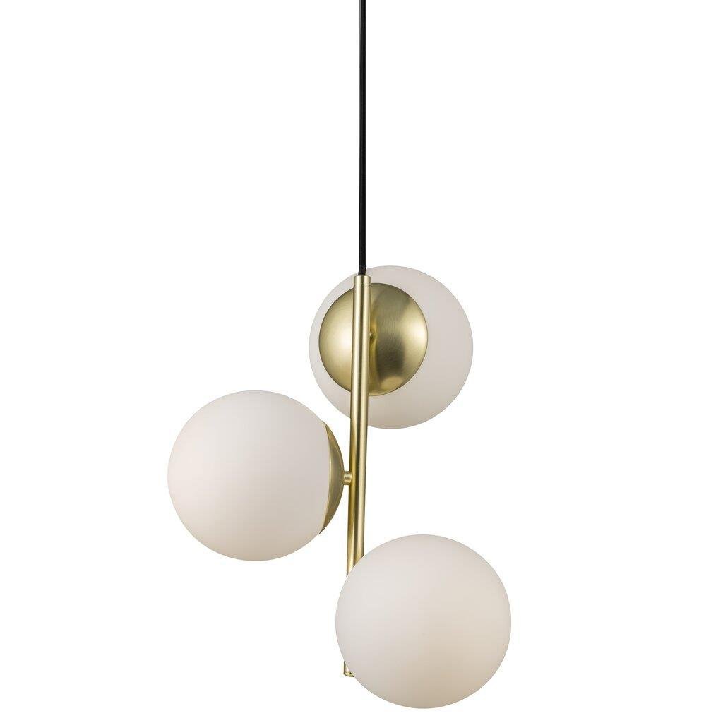 NOR 48603035 Závěsné svítidlo Lilly 3x40W E14 mosaz opál - NORDLUX (obrázek 9)