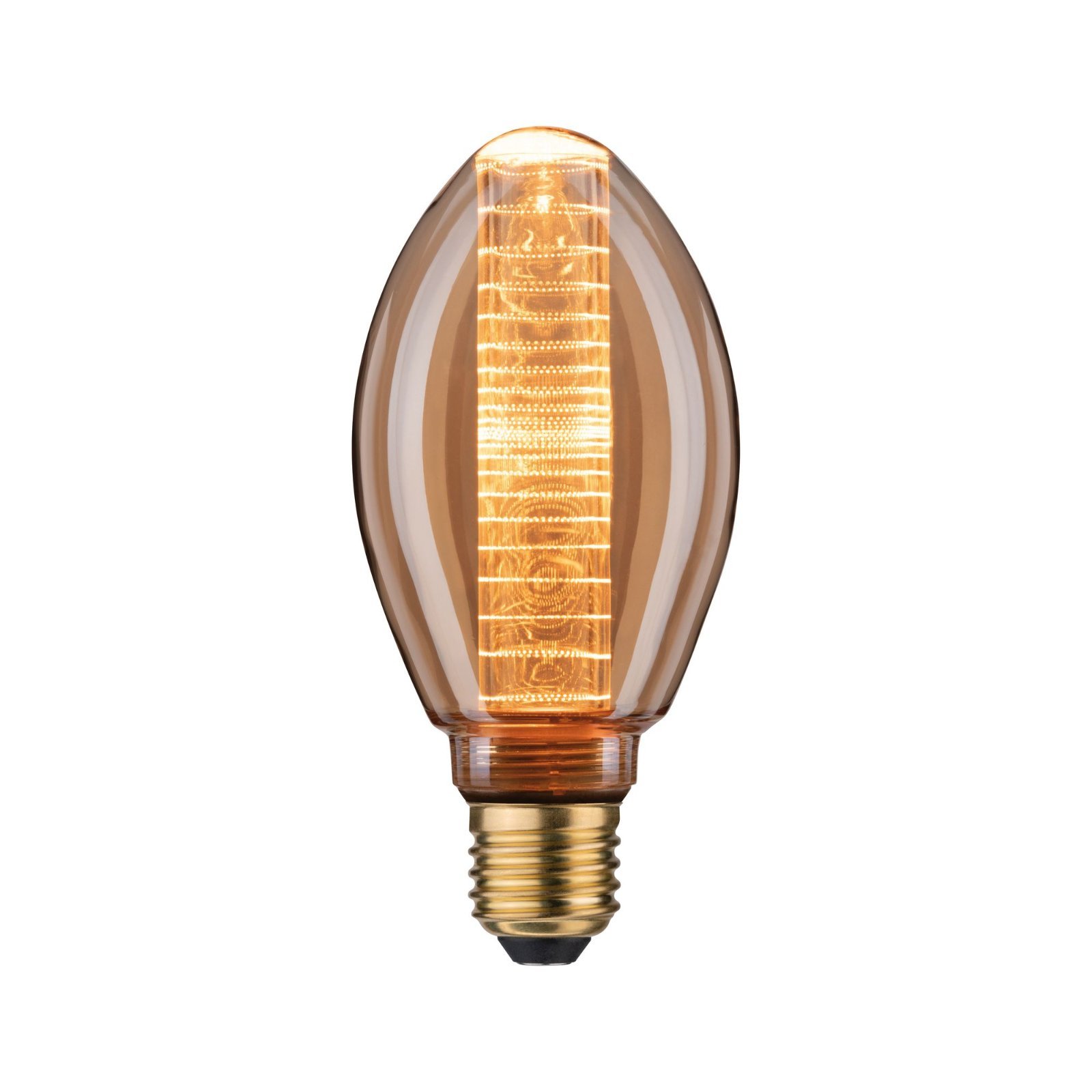 P 28828 Inner Glow Edition LED žárovka s vnitřním kroužkem E27 230V 3,6W 1800K zlatá - PAULMANN