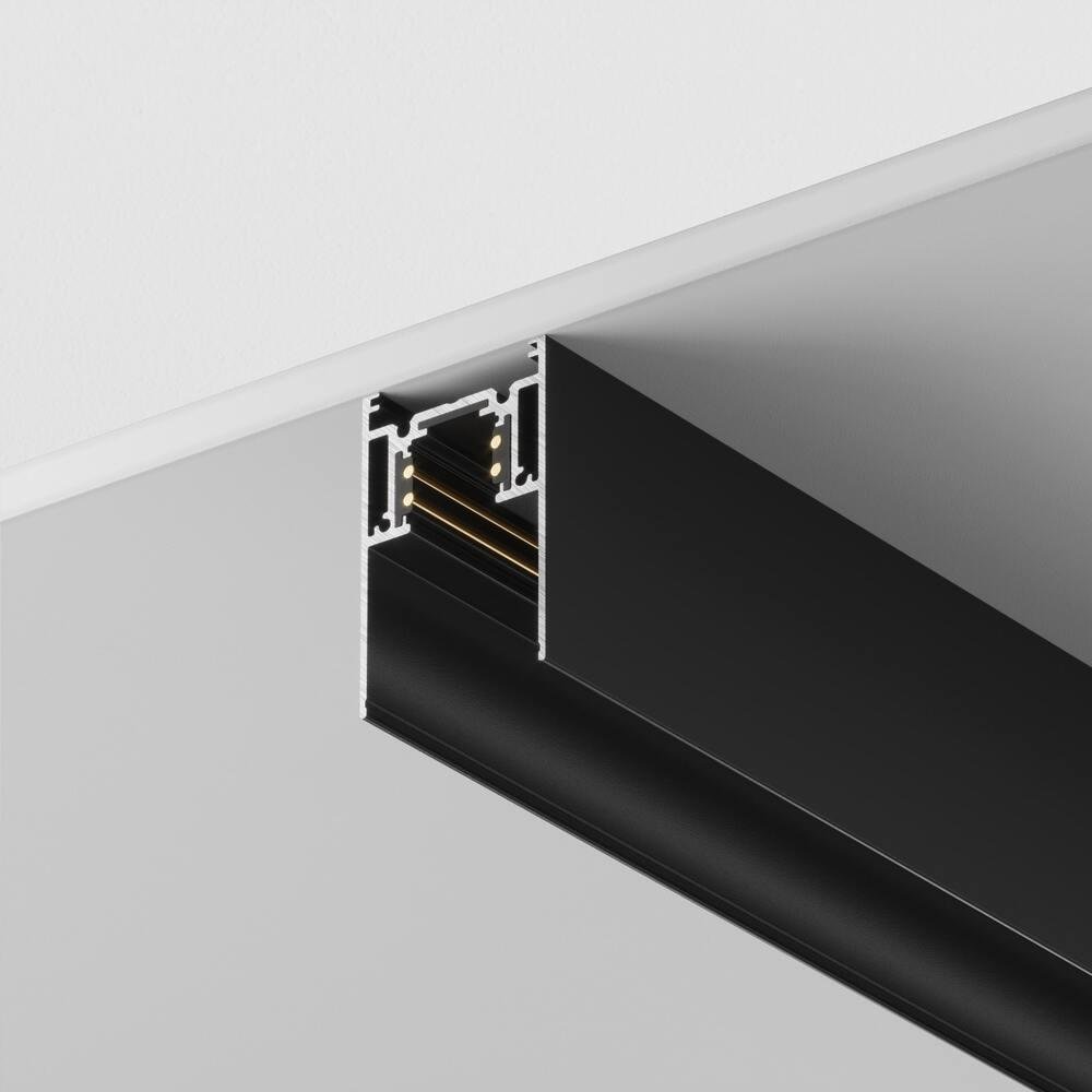 M TRX004-212B Magnetická lišta S35 2m 48V hliník černá - MAYTONI