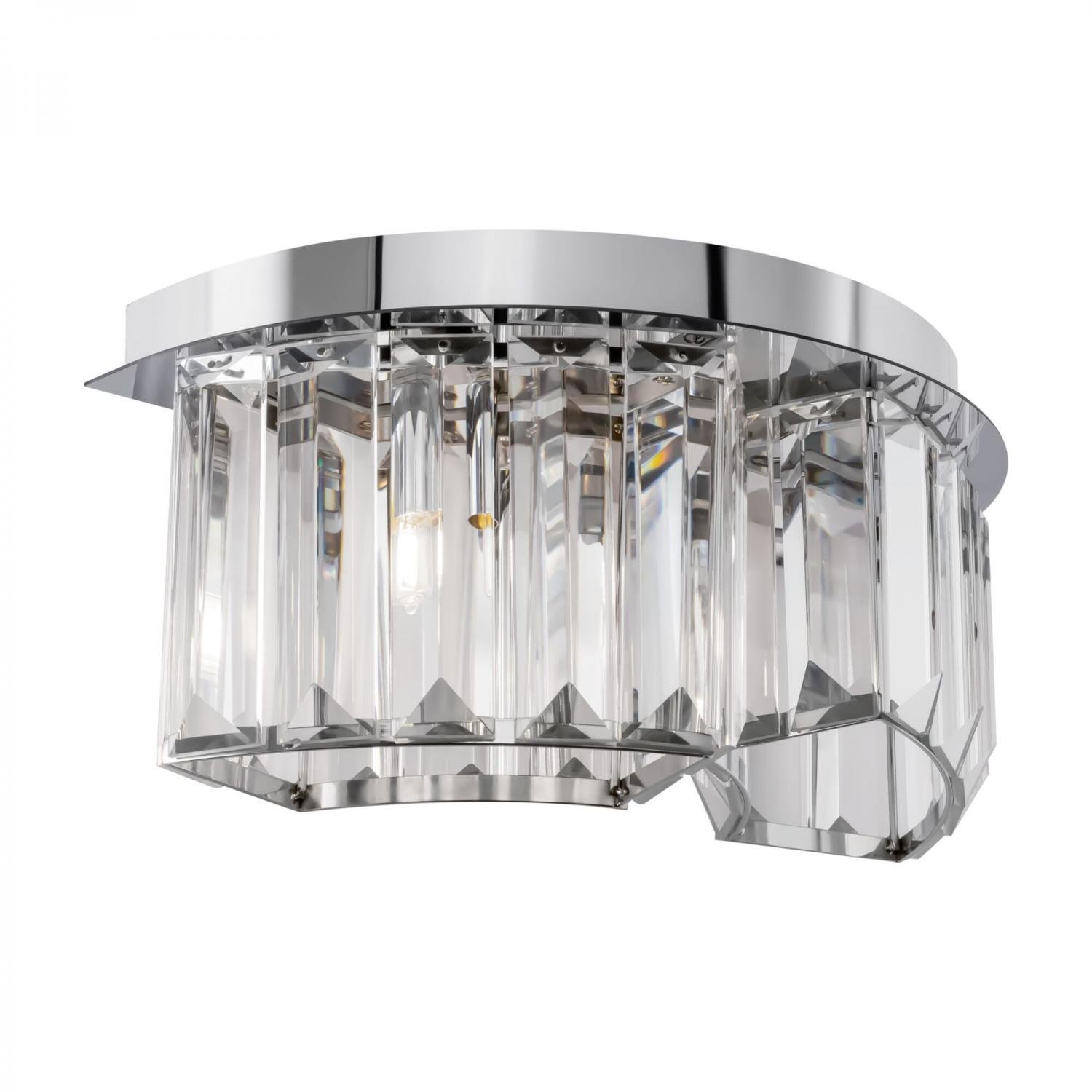 M MOD083WL-02CH VÝPRODEJ Nástěnné svítidlo Colline 2x40W chrom křišťál ocel - MAYTONI