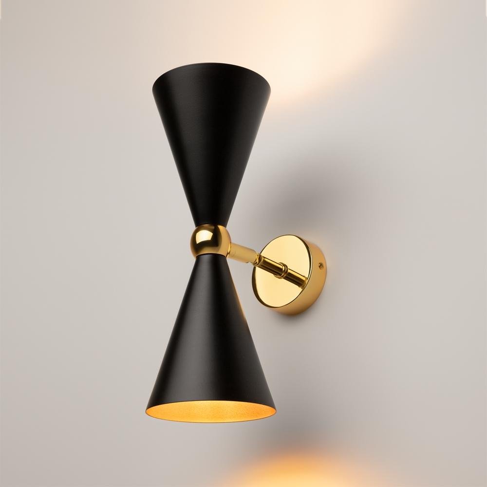 M MOD108WL-02GB Nástěnné svítidlo Vesper 2x40W E14 černý kov - MAYTONI (obrázek 3)