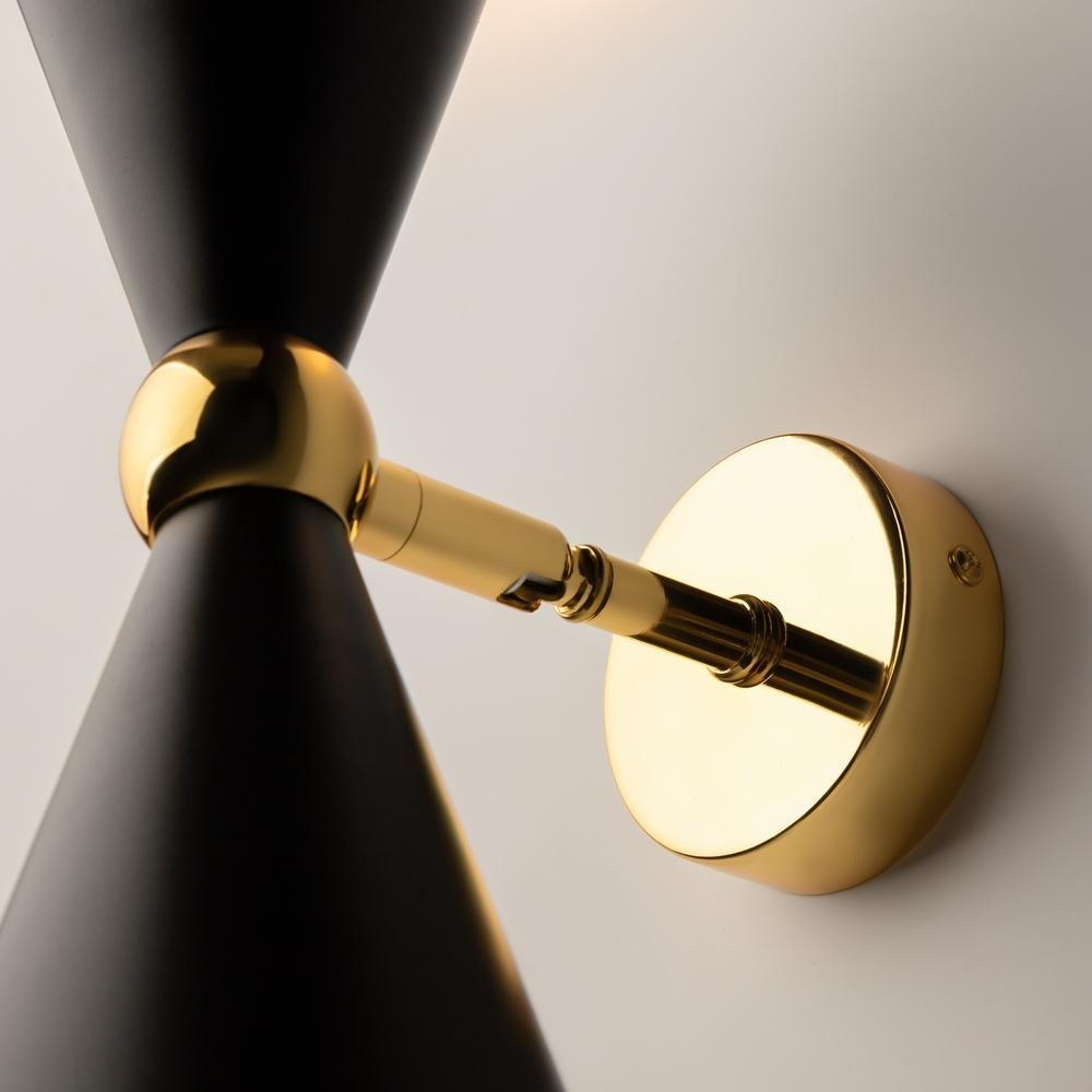 M MOD108WL-02GB Nástěnné svítidlo Vesper 2x40W E14 černý kov - MAYTONI (obrázek 5)