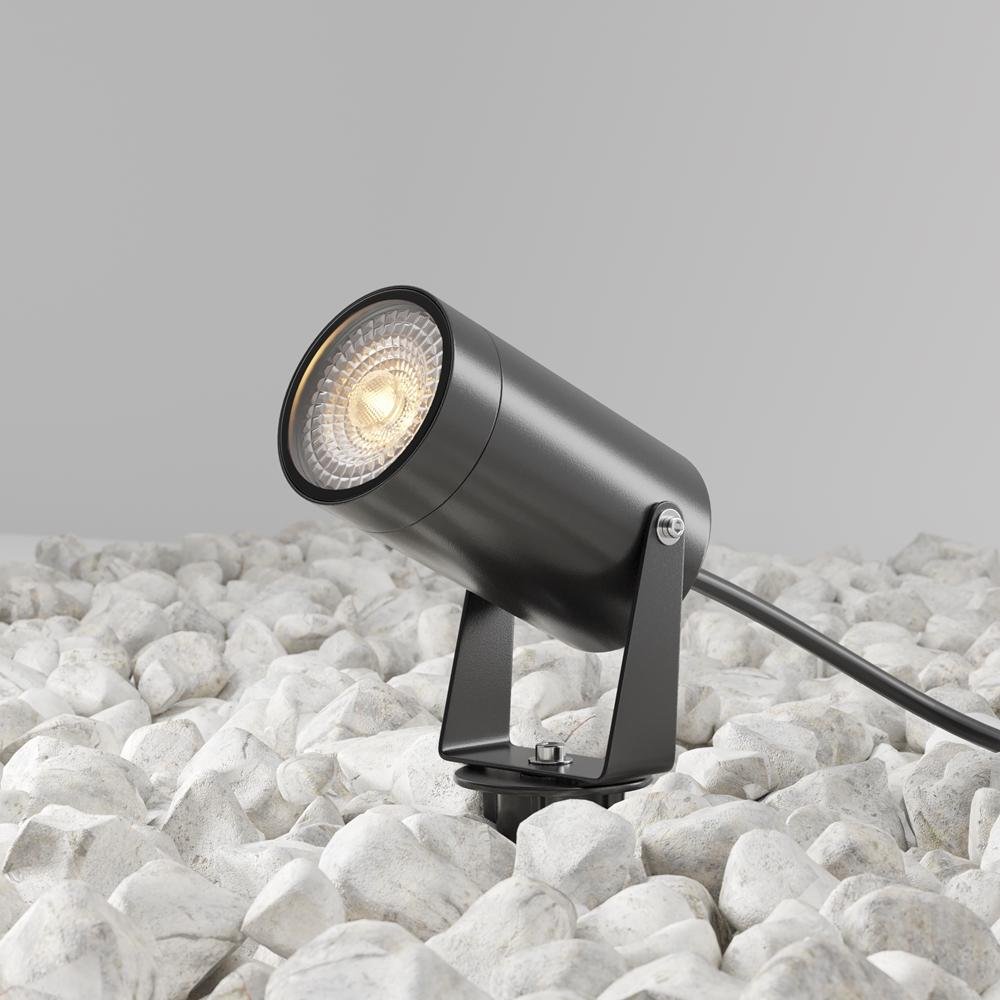 M O025FL-01B Venkovní reflektor Scope 20W GU10 360° IP65 černý hliník - MAYTONI