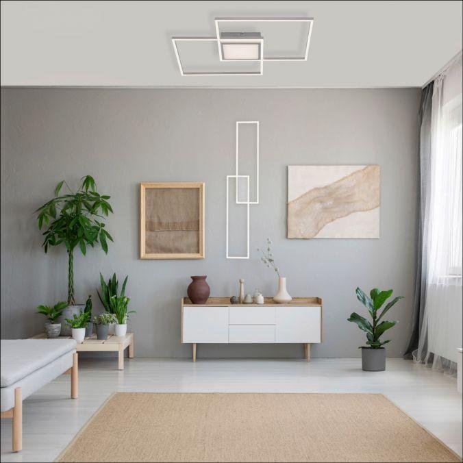 LD 14712-55 ASMIN LED stropní svítidlo, ocel, 60x60cm, CCT nastavení teploty barvy, stmívatelné 3000-5000K - LEUCHTEN DIREKT / JUST LIGHT (obrázek 7)