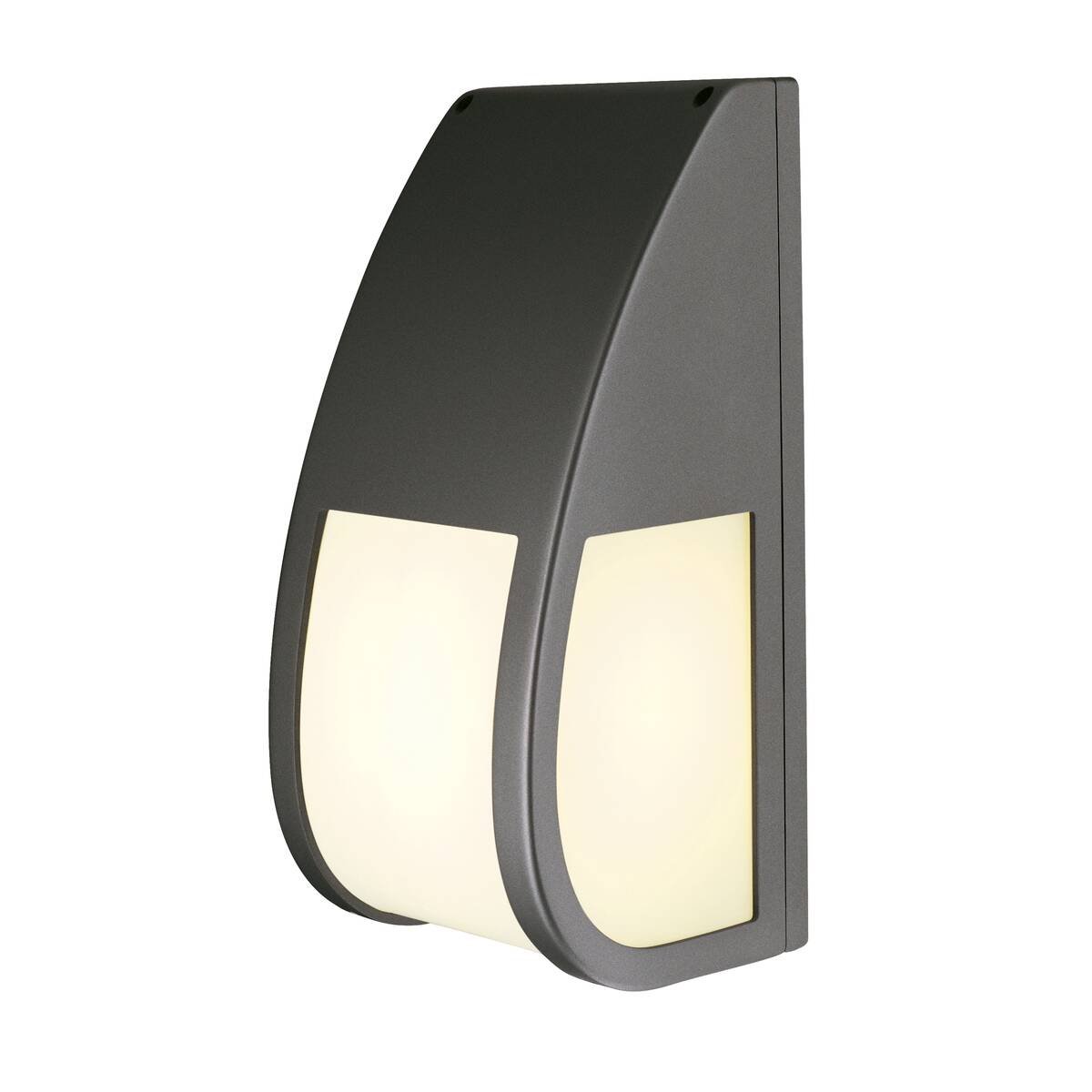 LA 227176 Venkovní svítidlo KERAS úsporka nástěnná antracit 230V E27 24W - BIG WHITE (SLV)
