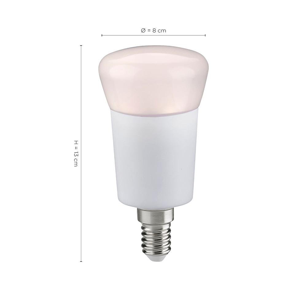 LD 08035 LED disko žárovka, žárovka E27, zrcadlový efekt RGB - LEUCHTEN DIREKT / JUST LIGHT (obrázek 4)