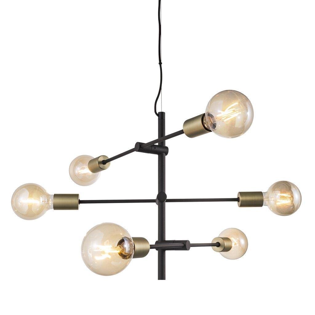 NOR 48933003 Závěsné svítidlo Josefine 6x28W E27 matná černá mosaz - NORDLUX