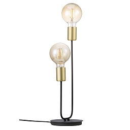 Obrázek pro produkt Stolní lampa Josefine 2x28W E27 matná černá mosaz - NORDLUX