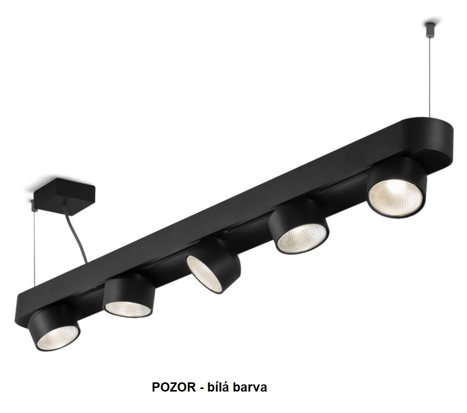 Levně HAL 26-500S-50GGE/930, W Závěsné svítidlo Shift LED 5x15W 1020x85x92mm - HALLA