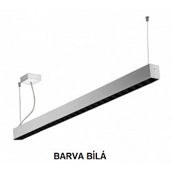 Obrázek pro produkt Závěsné svítidlo Lipo45 bílé 4000K 1403x45x58mm IP20 LED MODUL 1x24W - HALLA

