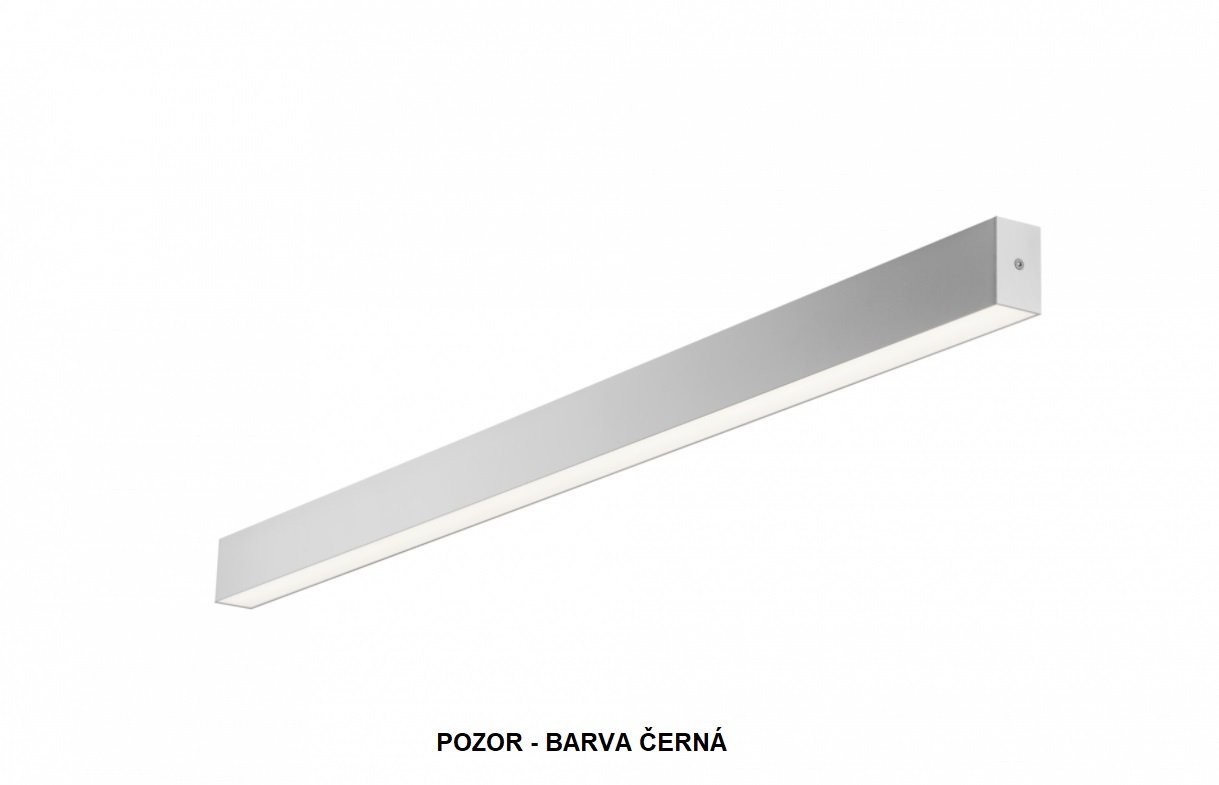 Levně HAL 35-200K-20GEE/830, B Stropní svítidlo LIPO35 3000K 14W 1380lm 1122x37x60mm černé - HALLA