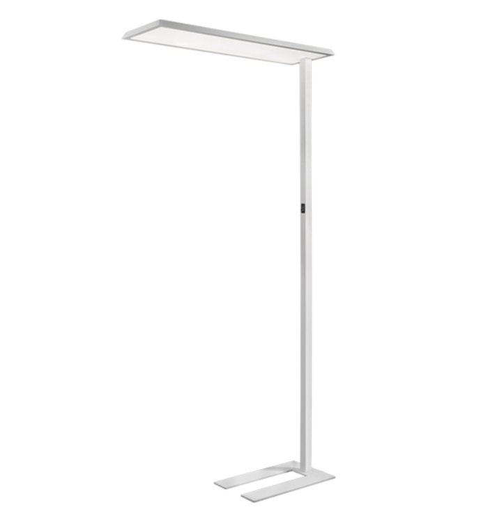 Levně HAL 230-731I-15GGP/830, W Stojací lampa SINELI flexošňůra EURO + tlačítko+senzor LED-MODUL 1x43W 920x360x2100mm - HALLA