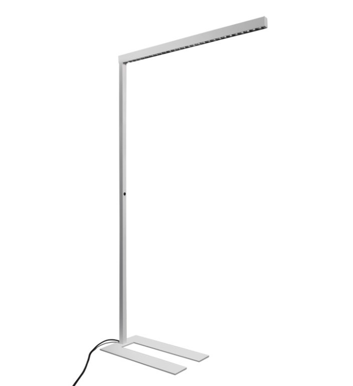 Levně HAL 245-731Z-20GHT/840, W Stojací lampa STAN HO flexošňůra EURO + tlačítko LED-MODUL 1x39W 1200x360x2130mm - HALLA