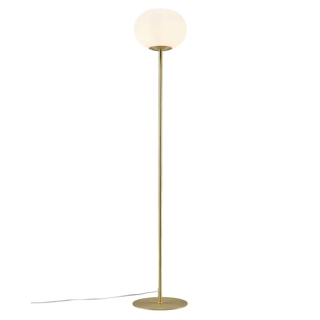 NOR 2010514001 Stojací lampa Alton 25W E27 mosaz opál - NORDLUX (obrázek 2)
