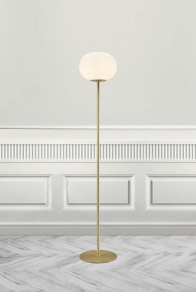 NOR 2010514001 Stojací lampa Alton 25W E27 mosaz opál - NORDLUX (obrázek 5)