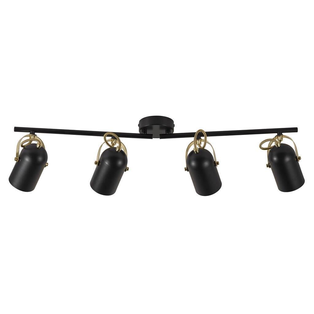 NOR 50130103 Bodové svítidlo Lotus 4x40W E14 černá mosaz - NORDLUX
