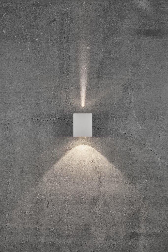 NOR 49711001 Venkovní nástěnné svítidlo Canto Kubi 2 2x6W LED bílá čirá - NORDLUX (obrázek 7)