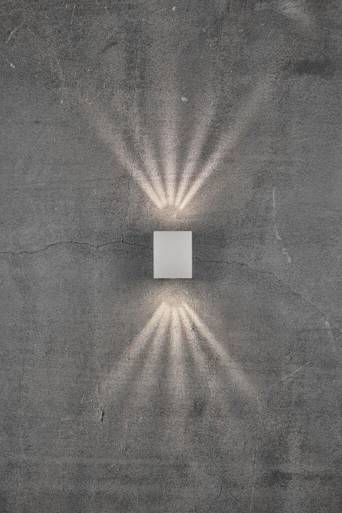 NOR 49711001 Venkovní nástěnné svítidlo Canto Kubi 2 2x6W LED bílá čirá - NORDLUX (obrázek 10)