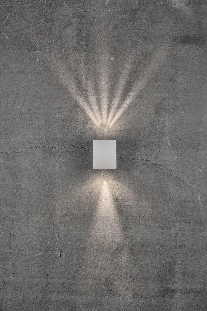 NOR 49711001 Venkovní nástěnné svítidlo Canto Kubi 2 2x6W LED bílá čirá - NORDLUX (obrázek 11)