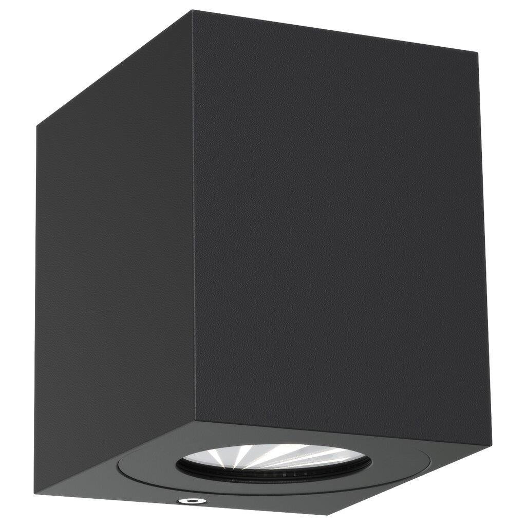 NOR 49711003 Venkovní nástěnné svítidlo Canto Kubi 2 2x6W LED černá čirá - NORDLUX materiál hliník