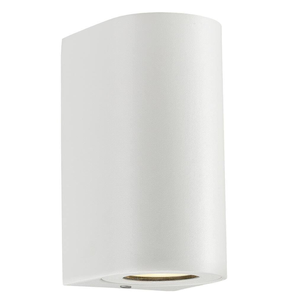 NOR 49721001 Venkovní nástěnné svítidlo Canto Maxi 2 2x28W GU10 bílá čirá - NORDLUX