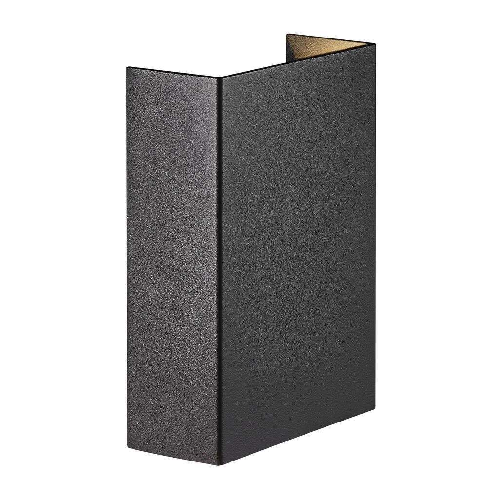 NOR 2019041003 Venkovní nástěnné svítidlo Fold 10 2x3,5W LED černá čirá - NORDLUX